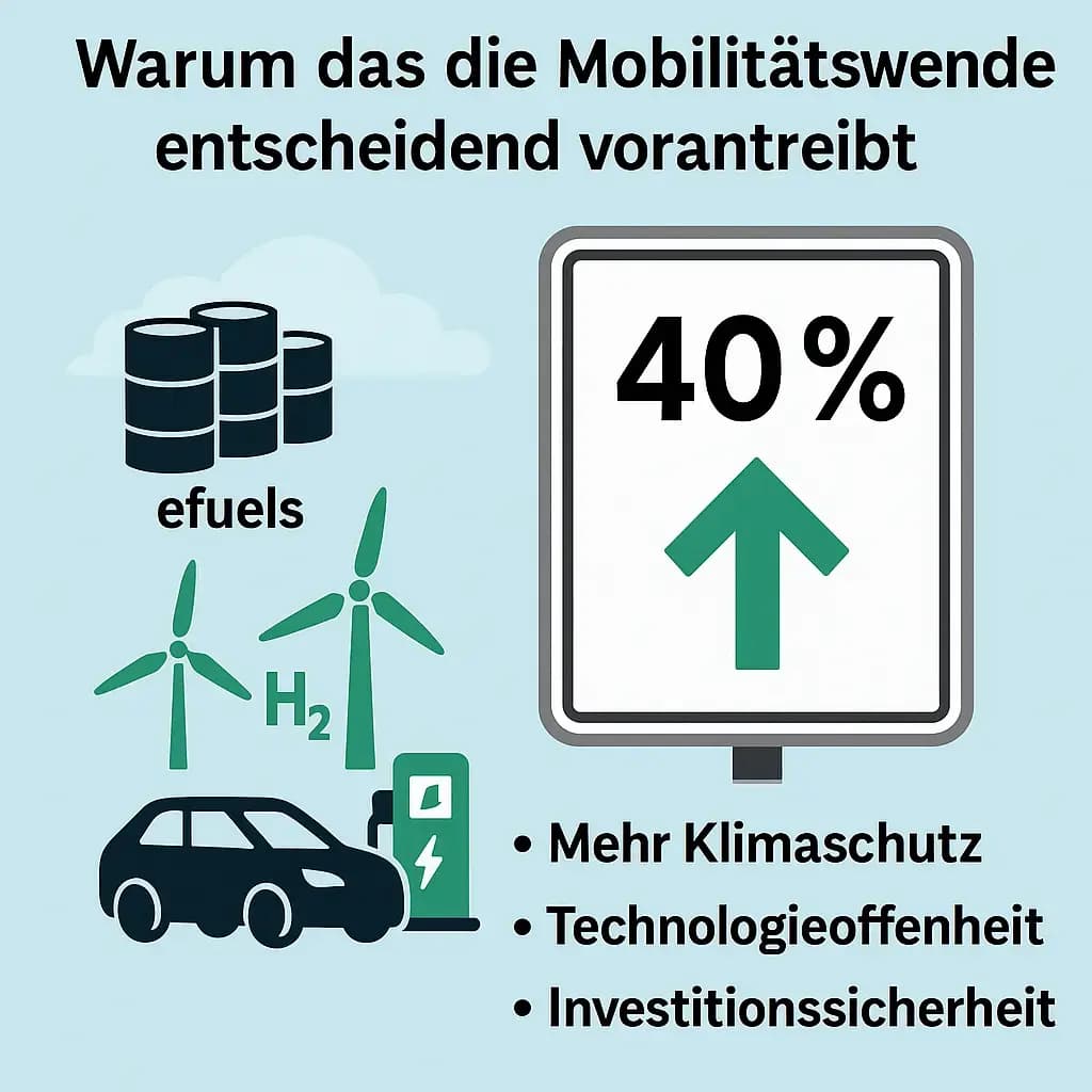 40 %-THG‑Quote bis 2030: Warum das die Mobilitätswende entscheidend vorantreibt