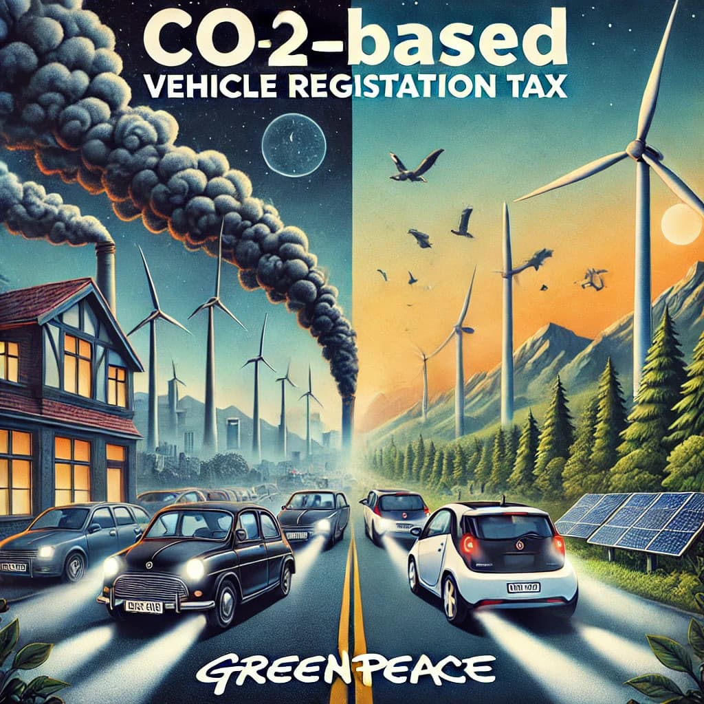 Greenpeace fordert CO₂-basierte Zulassungssteuer zur Förderung der Elektromobilität